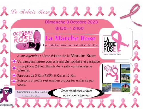 LA MARCHE ROSE – Dimanche 8 octobre 2023